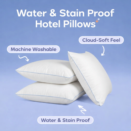 ThePillowCafe Hotel Pillow Waterproof & Stain-Resistant