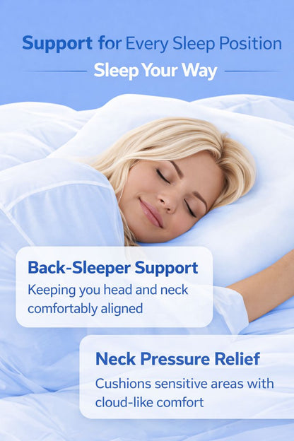 MemoREM® Memory Foam Cervical Neck Pillow