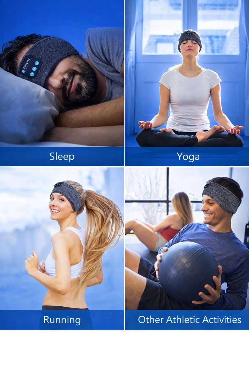 REMBuds® Wireless Bluetooth Sleep Hood Headphones